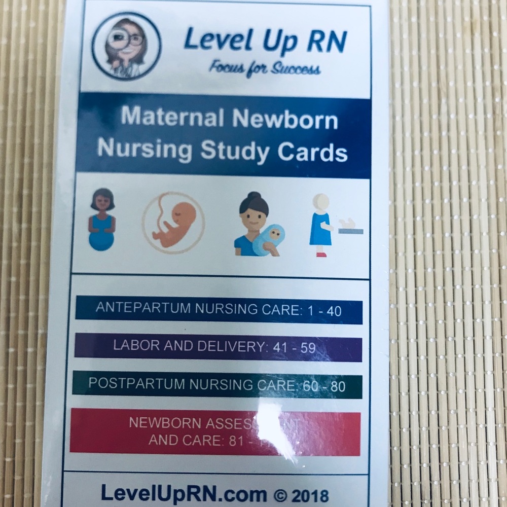 ✨CATHY PARKES Maternal Newborn Flash Cards✨
